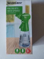 Mini Fan With Water spray van Silver Crest Lidll NIEUW, Elektronische apparatuur, Ophalen of Verzenden, Nieuw