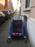 Remorque enfant pour vélo, Fietsen en Brommers, Fietsaccessoires | Aanhangwagens en Karren, Ophalen, Gebruikt, Opvouwbaar, Chariot