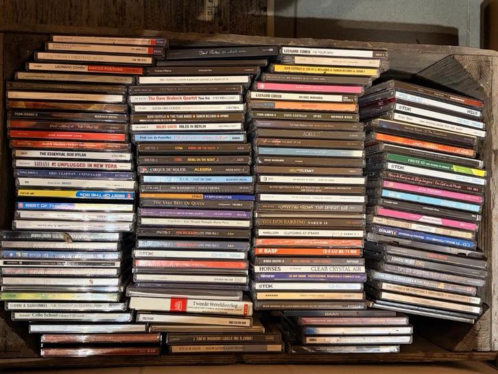 CD-verzameling (minstens 200 stuks): verschillende genres, Cd's en Dvd's, Cd's | Overige Cd's, Gebruikt, Boxset, Ophalen