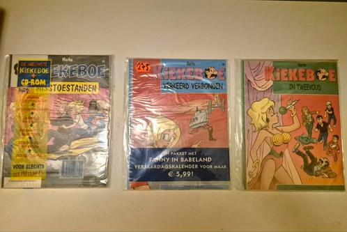 3 x gesealde kiekeboe album met bundels, speelkaarten,pc-rom, Boeken, Strips | Comics, Nieuw, Ophalen of Verzenden