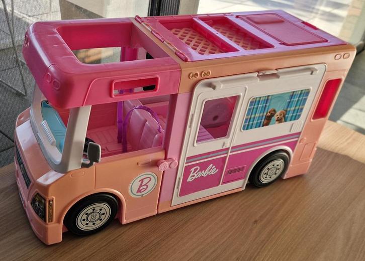 Barbie 3in1 Droomcamper Speelset, Kinderen en Baby's, Speelgoed | Poppen, Gebruikt, Barbie, Ophalen