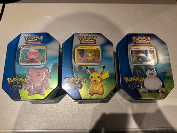 Set sealed Pokemon GO gift tin beschikbaar voor biedingen