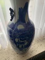 Grote blauw-witte Chinese vaas – decoratief, Enlèvement ou Envoi
