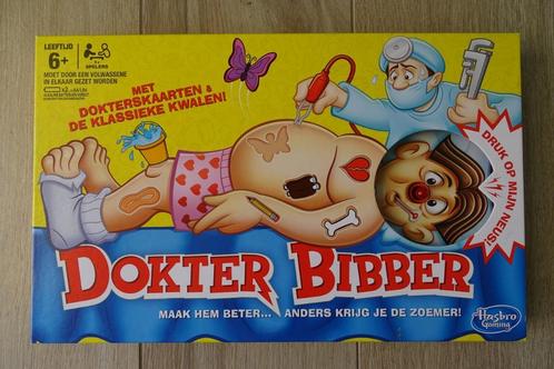 Gezelschapsspel Dokter Bibber, Hobby en Vrije tijd, Gezelschapsspellen | Bordspellen, Zo goed als nieuw, Ophalen of Verzenden
