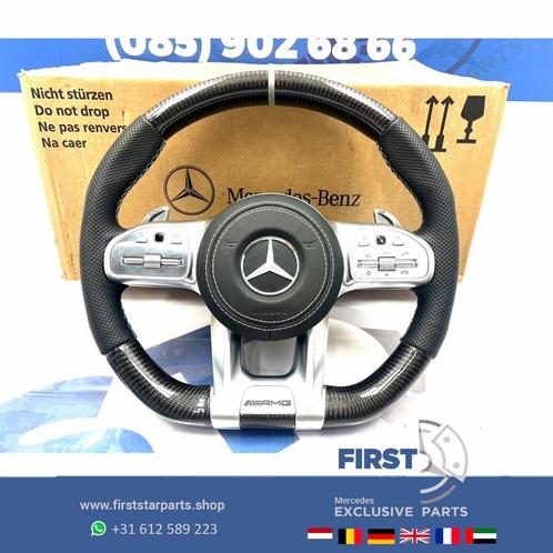 AMG CARBON STUUR + AIRBAG A45 CLA45 C63 E63 GLC63 GLE63 GT63, Auto-onderdelen, Besturing, Mercedes-Benz, Gebruikt, Verzenden
