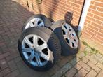 5x112 et42 Audi velgen met winterbanden, Gebruikt, Velg(en), 17 inch, Personenwagen