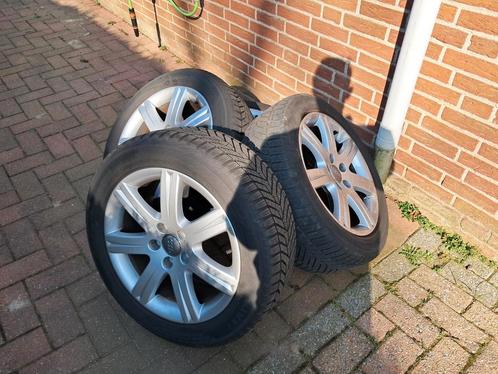 5x112 et42 Audi velgen met winterbanden, Auto-onderdelen, Banden en Velgen, Velg(en), Winterbanden, 17 inch, 225 mm, Personenwagen