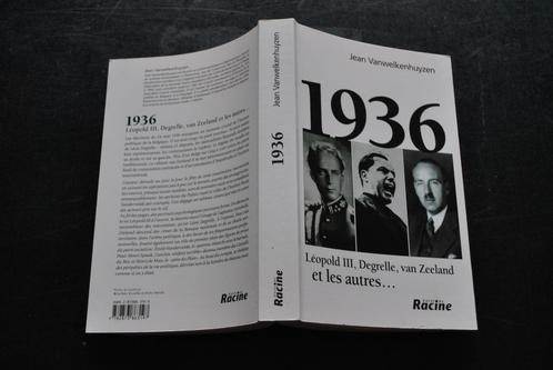 1936 Léopold III Degrelle van Zeeland & les autres politique, Livres, Histoire nationale, Utilisé, 20e siècle ou après, Enlèvement ou Envoi