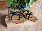 nieuwstaat zwarte sandalen Calank maat 39, Enlèvement ou Envoi, Comme neuf, Calank, Noir