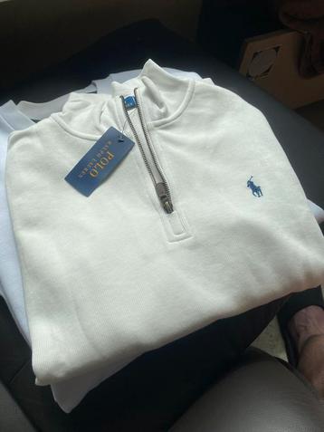 Ralph lauren heren trui wit beschikbaar voor biedingen