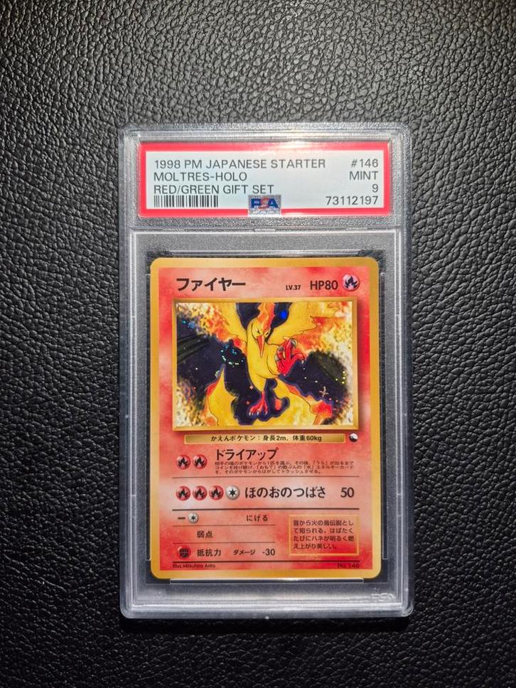 Pokemon moltres holo gift set japanese mint psa 9, Hobby en Vrije tijd, Verzamelkaartspellen | Yu-gi-Oh!, Ophalen of Verzenden