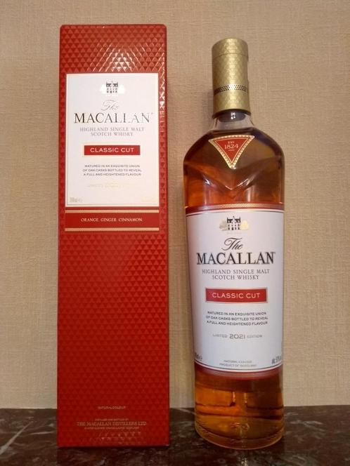 Macallan Classic Cut 2021, Verzamelen, Wijnen, Nieuw, Overige typen, Overige gebieden, Vol, Ophalen of Verzenden