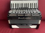 Compacte duitse Bandmaster accordeon . 72 bas . Top ., Enlèvement ou Envoi, Avec valise, Comme neuf, 72 basses