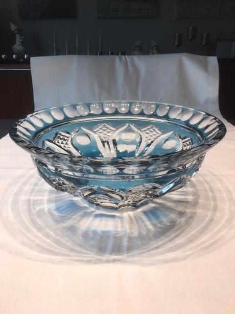 Val Saint Lambert schaal, Antiquités & Art, Antiquités | Verre & Cristal, Enlèvement