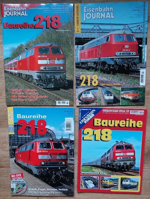 Baureihe 218 Eisenbahn Journal +EK - 4 livres, Livres, Transport, Comme neuf, Train, Enlèvement ou Envoi