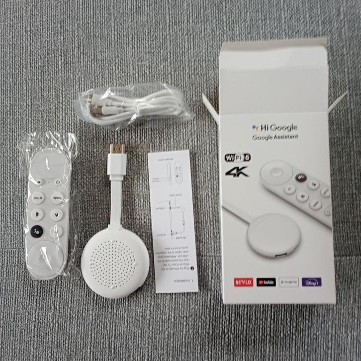Google Chromecast 4K by HiGoogle - Google TV of Chromecast, Audio, Tv en Foto, Mediaspelers, Nieuw, HDMI, USB 2.0, Ophalen