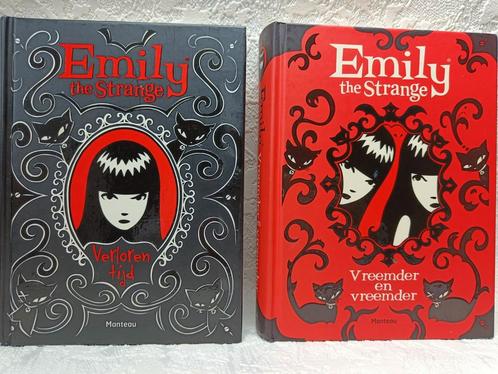 Emily the Strange, Verloren Tijd en Vreemder en Vreemder, Boeken, Kinderboeken | Jeugd | 13 jaar en ouder, Zo goed als nieuw, Fictie