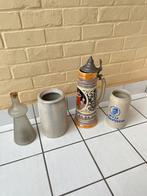 Oude potten fles kruik aardewerk, Ophalen of Verzenden
