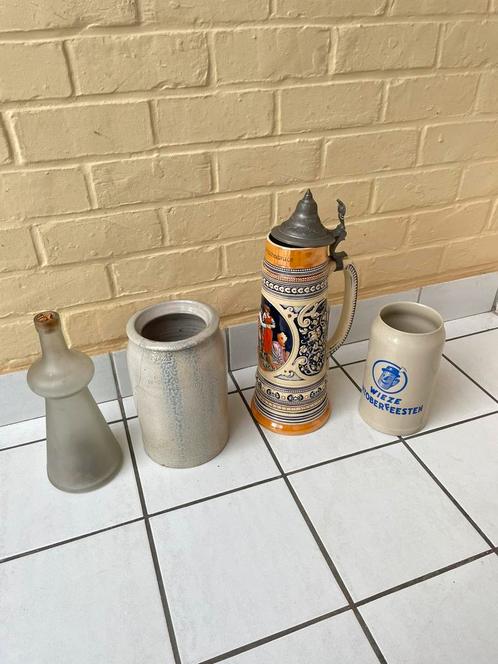 Oude potten fles kruik aardewerk, Antiek en Kunst, Antiek | Keramiek en Aardewerk, Ophalen of Verzenden