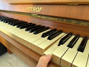 Buffetpiano Anton Petrof, Musique & Instruments, Enlèvement, Utilisé, Brun, Piano