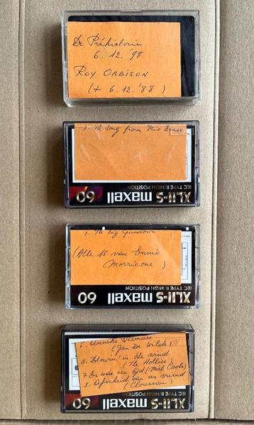 Diverse muziekcassettes self taped beschikbaar voor biedingen