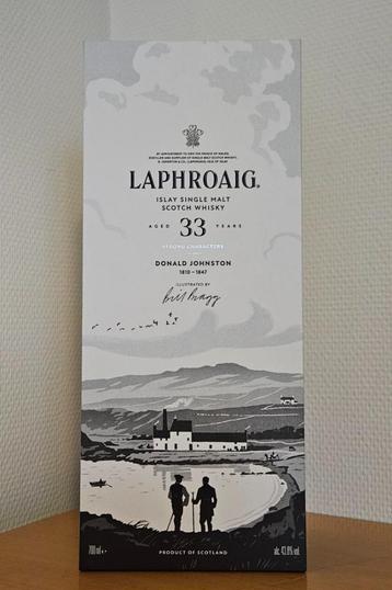 Laphroaig 33, Strong Characters, whisky beschikbaar voor biedingen