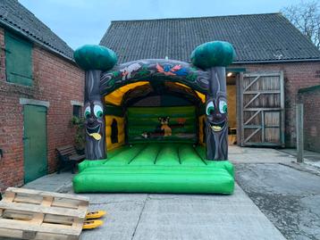 Sprinkasteel met blower 4 op 5, springkussen, luchtkasteel, Enlèvement, Utilisé