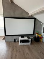Ivision Cinema projectiedoek in zwart metalen frame, Ophalen, Zo goed als nieuw