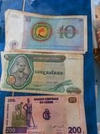 3 bankbiljetten Congo - Zaire, Postzegels en Munten, Bankbiljetten | Afrika, Ophalen of Verzenden, Overige landen, Setje