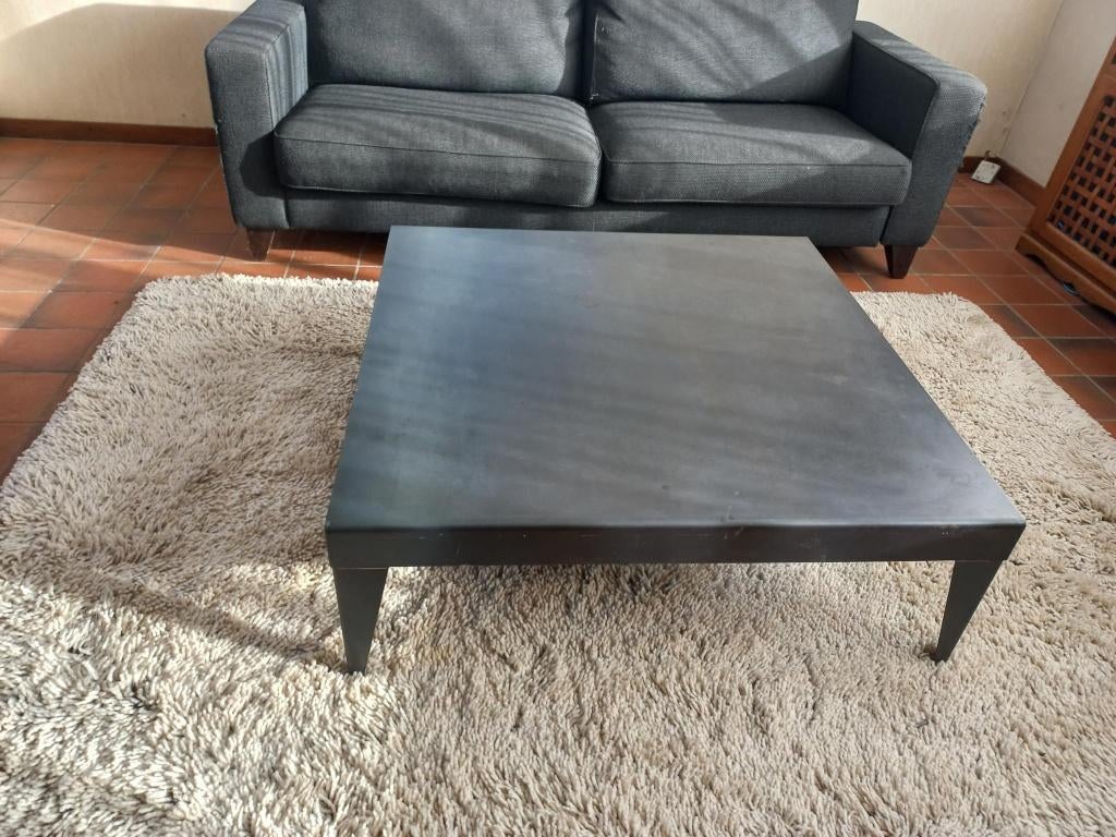 Stalen salontafel, Ophalen, Overige materialen, Gebruikt, 50 tot 100 cm