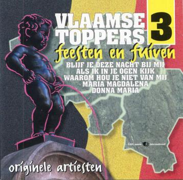 CD-  Vlaamse Toppers 3 - Feesten En Fuiven