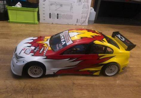 Carson drift auto, Hobby en Vrije tijd, Modelbouw | Radiografisch | Auto's, Gebruikt, Auto onroad, Schaal 1:8, Ophalen