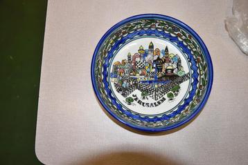  kom keramiek Vintage Judaïca  Jerusalem  beschikbaar voor biedingen
