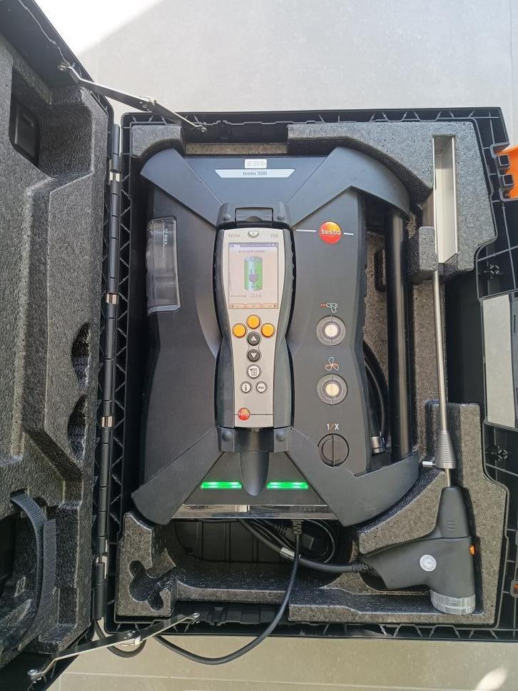 Testo 350 Portable Emission Analyzer - rookgasanalyser, Doe-het-zelf en Bouw, Meetapparatuur, Zo goed als nieuw, Accessoires, Ophalen of Verzenden
