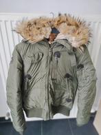 Groene jas Riverwoods met konijnenbont, Kleding | Dames, Jassen | Winter, Ophalen, River Woods, Maat 36 (S), Gedragen