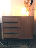 Vintage kastje met zwarte accenten, Huis en Inrichting, Ophalen, Gebruikt, Vintage, 50 tot 100 cm