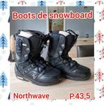 Bootsde snowboard-noir-Northwave-P43,5, Sports & Fitness, Snowboard, Enlèvement ou Envoi, Utilisé, Autres types