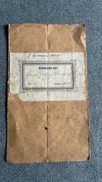 Sint - Lenaarts : Huwelijks-Akt 1865, Ophalen of Verzenden