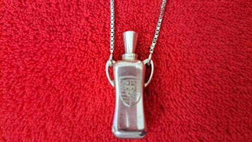 collier Porsche 835 argent réservoir  pour parfum Vintage, Handtassen en Accessoires, Kettingen, Zilver, Zilver, Ophalen of Verzenden