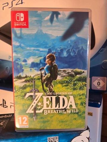 Nintendo switch the legende of zelda breath of the wild spel beschikbaar voor biedingen