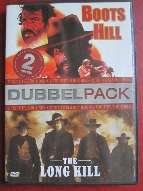 Boots Hill + The Long Kill (2 films op 1 DVD), Cd's en Dvd's, Dvd's | Avontuur, Zo goed als nieuw, Boxset, Vanaf 16 jaar, Ophalen of Verzenden