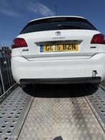 Achterbumper wit Peugeot 308 II ('13->), Auto-onderdelen, Carrosserie, Ophalen, Gebruikt, Achter, Bumper