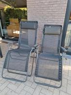 Lafuma Mobilier ligstoelen 1x normal, 1x XL, Ophalen, Zo goed als nieuw