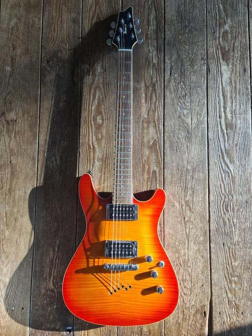 Ibanez SZR520 elektrische gitaar dark honey sunburst, Muziek en Instrumenten, Snaarinstrumenten | Gitaren | Elektrisch, Zo goed als nieuw