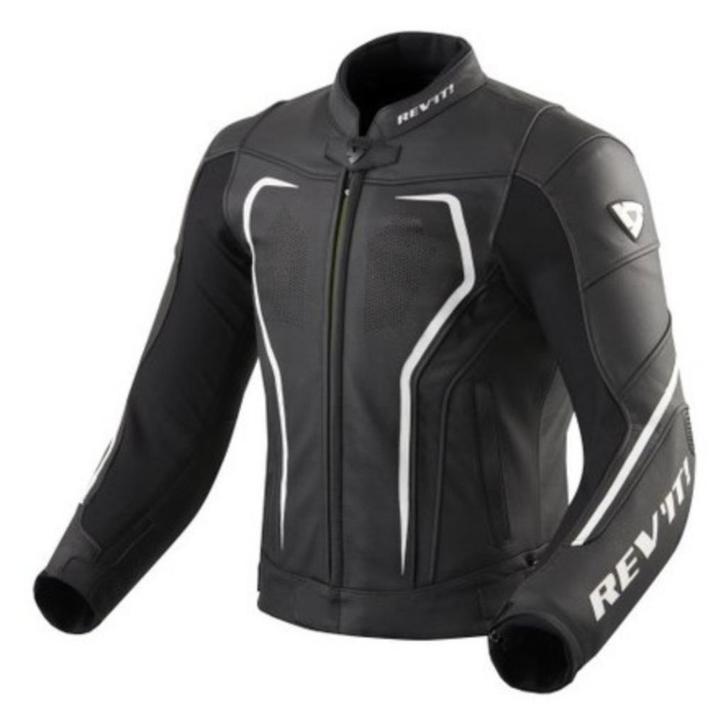 Rev’it! Vertex GT motorjas – Leder Maat 52 – Praktisch nieuw, Motoren, Kleding | Motorkleding, Jas | leer, Heren, Nieuw zonder kaartje