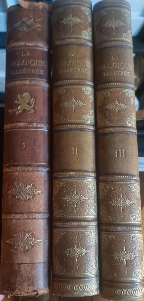 La Belgique Illustrée en 3 volumes, Livres, Histoire nationale, Enlèvement