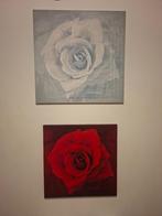 Roos fotokader (2 stuks), Ophalen, Zo goed als nieuw, Print