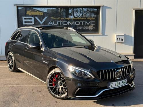MERCEDES C63S C63 AMG - PANORAMA - CAMERA - Sportuitlaat, Auto's, Mercedes-Benz, Bedrijf, Te koop, C-Klasse, ABS, Achteruitrijcamera