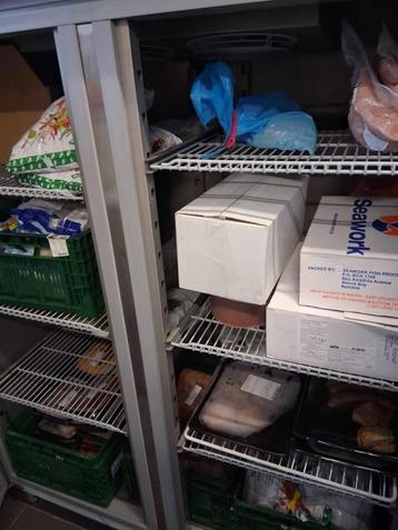 Inox vrieskist dubbele deur