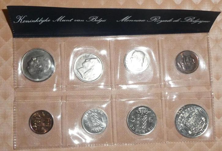 FDC-sets België 1978-1979-1980-1981, Postzegels en Munten, Munten | België, Setje, Metaal, Ophalen of Verzenden